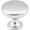 Elements 1-3/16" Diameter Brushed Chrome Madison Cabinet Mushroom Knob 3910-BC - alternate 1